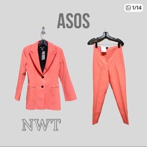 NWT 2-pc ASOS Blazer Jacket and Pants, SZ 4